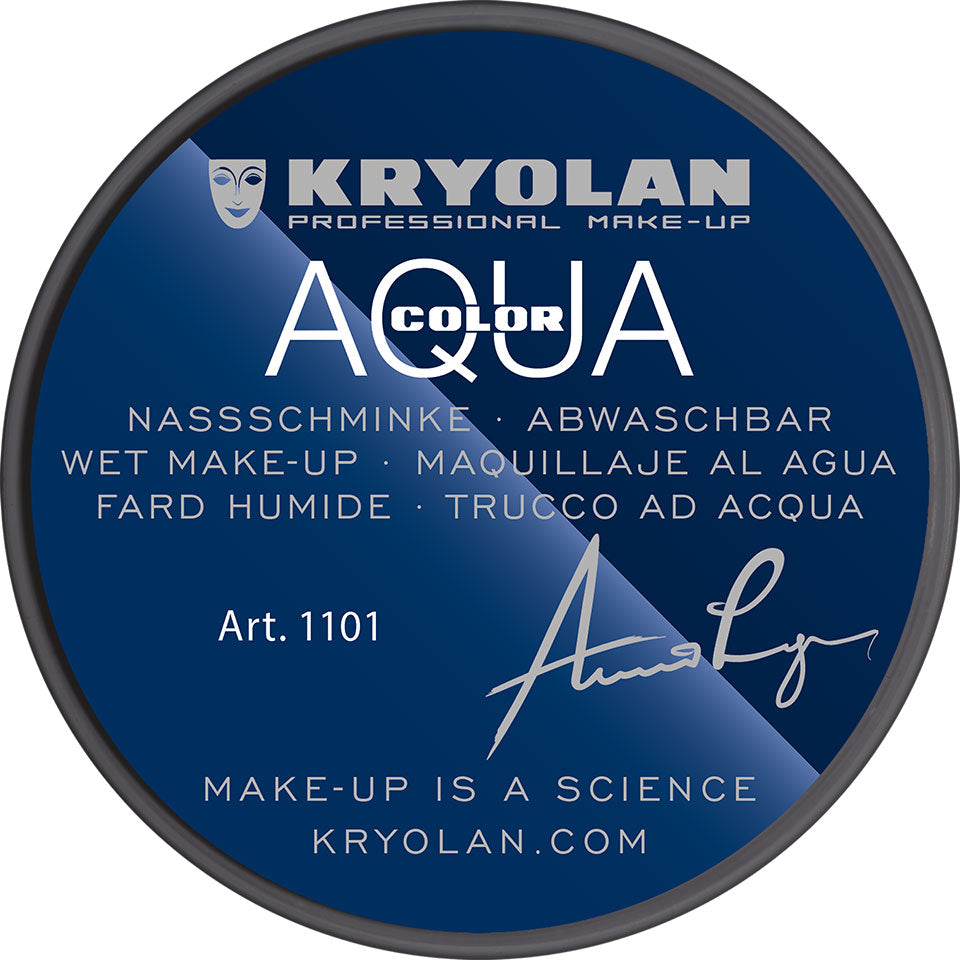 Kryolan Aquacolor, 071 svart 8 ml