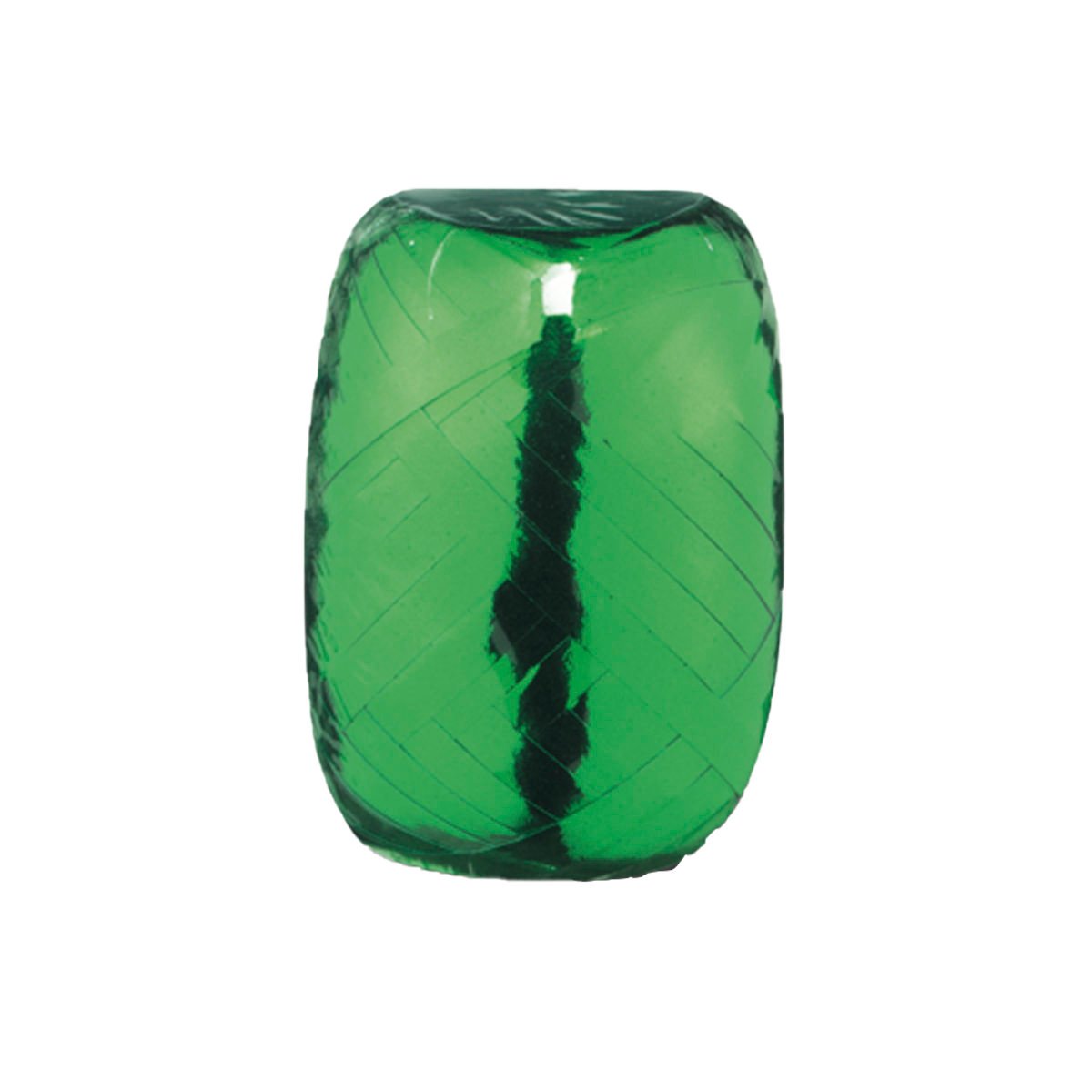 Ballongsnöre, metallic grön 20 m x 5 mm