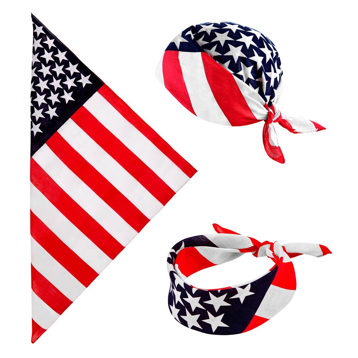 Bandana, USA 52x52 cm