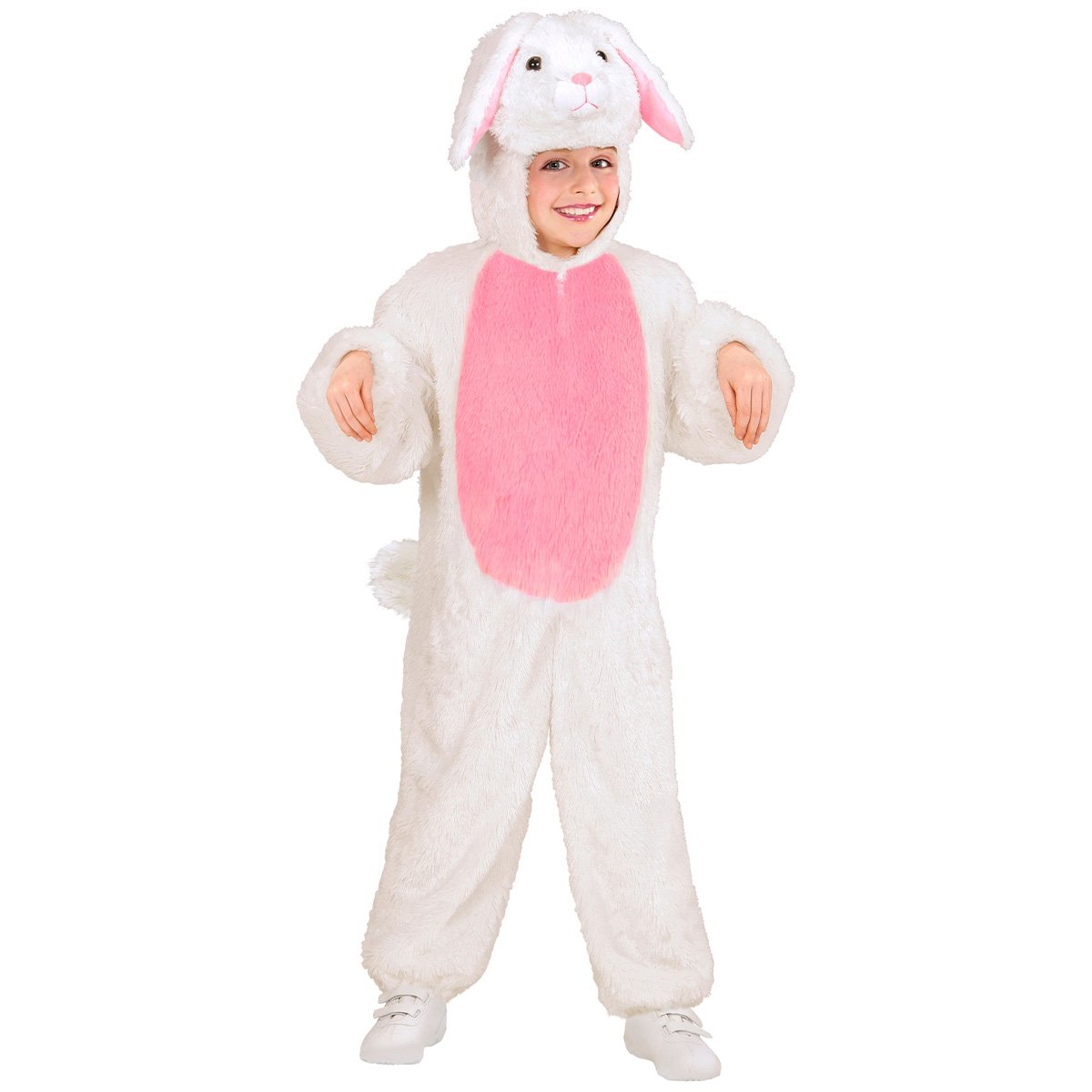 Barndräkt, kanin vit 146 cm / 8-11 år