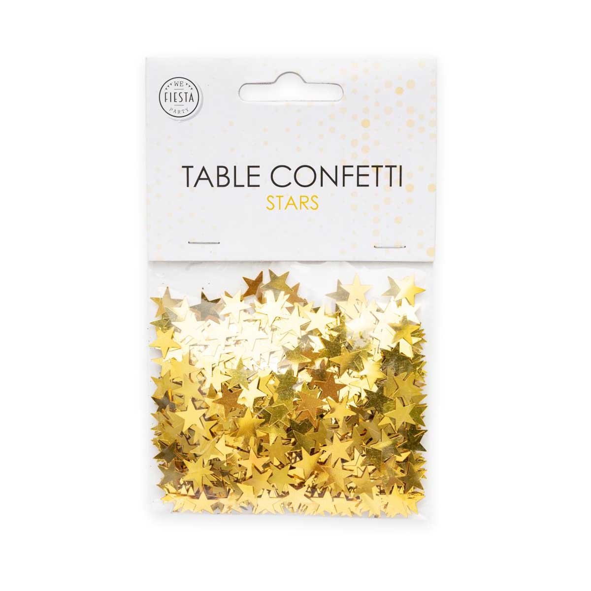 Bordskonfetti, stjärnor guld 14 g