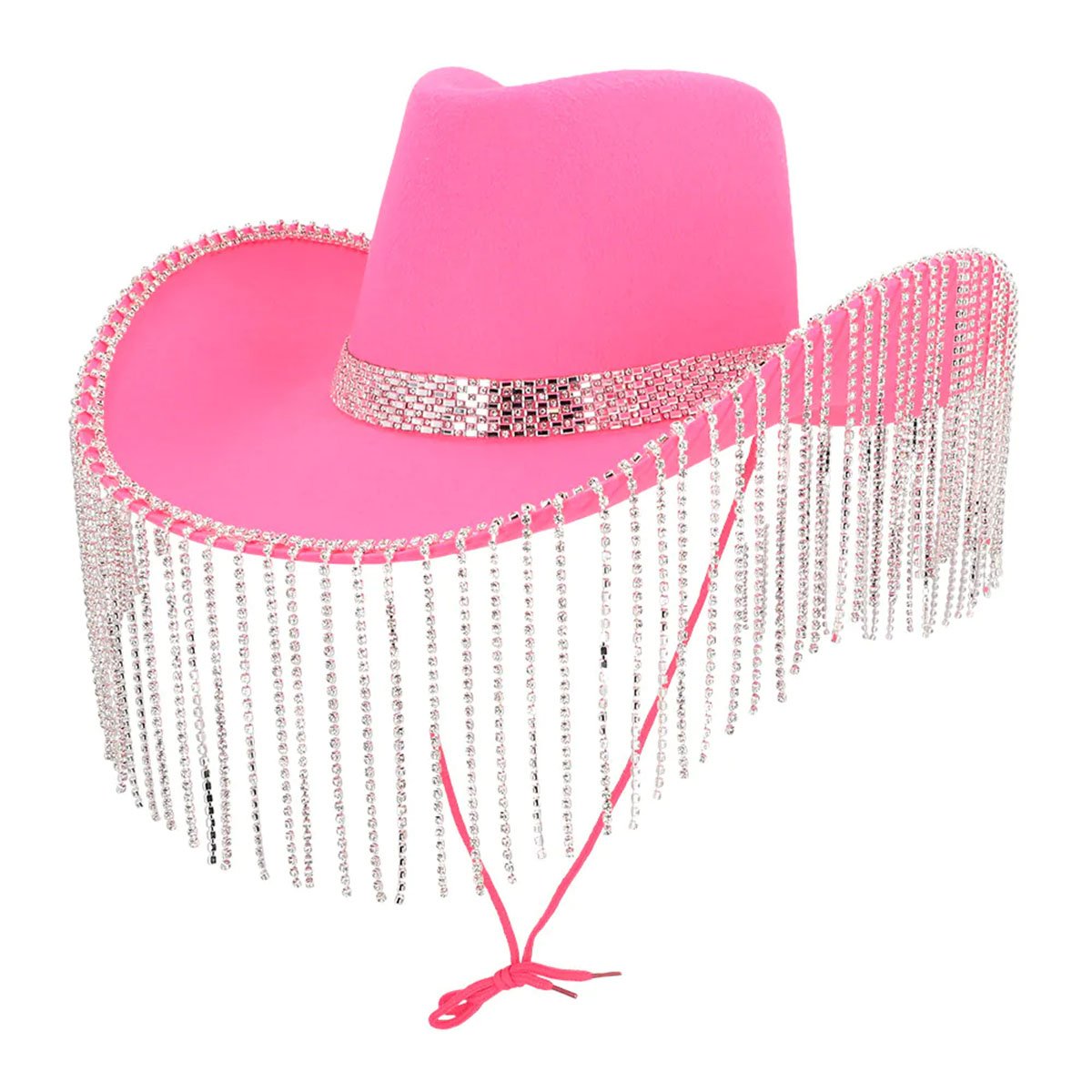 Cowboyhatt, showgirl rosa