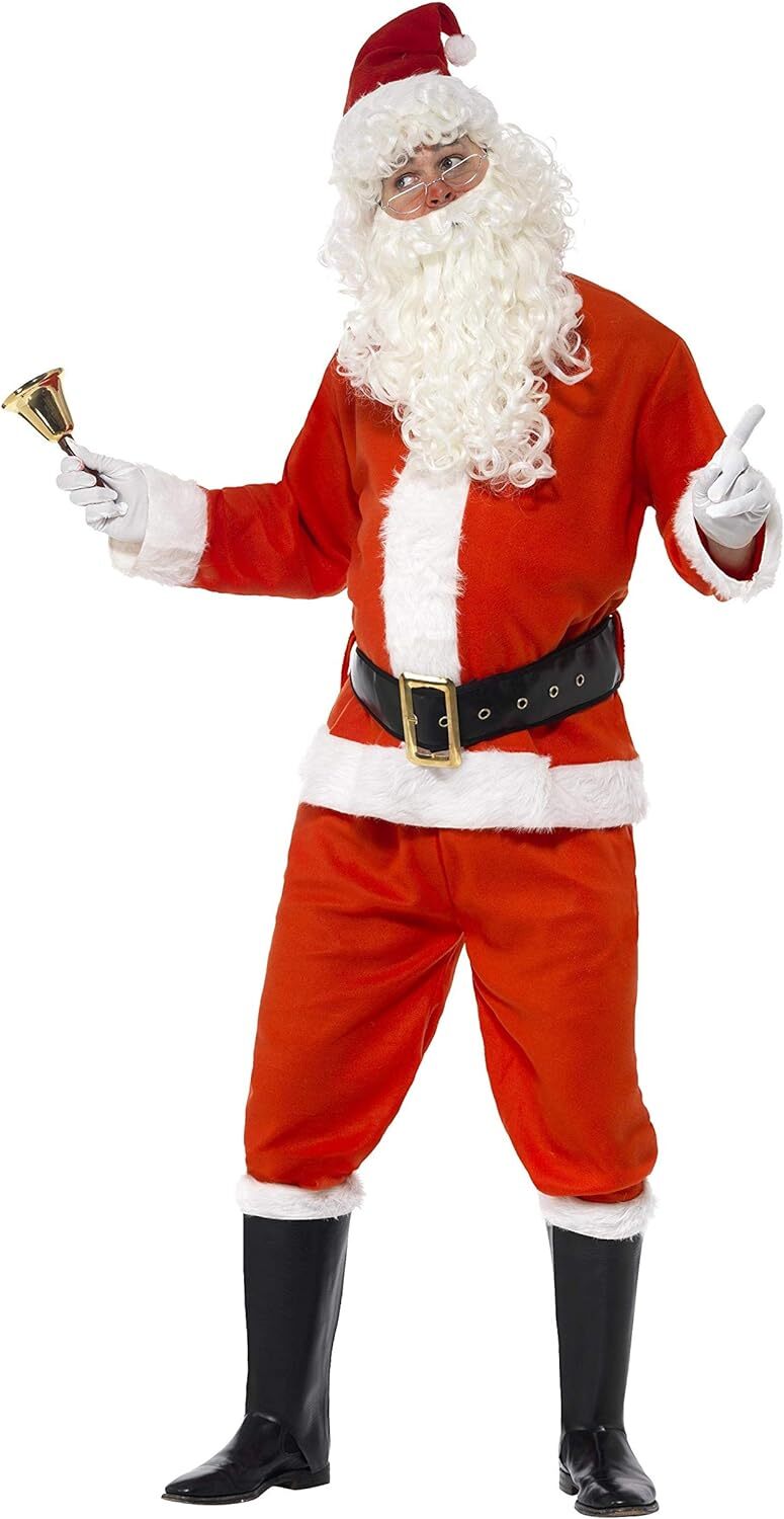 Dräkt, jultomte deluxe L