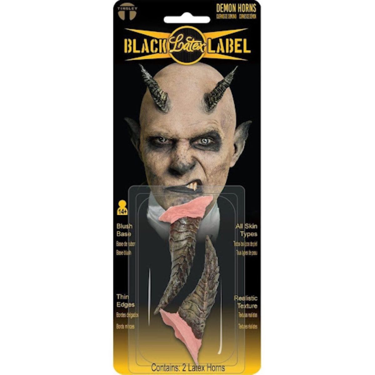 Black Label Latex Horns - Demon Horns