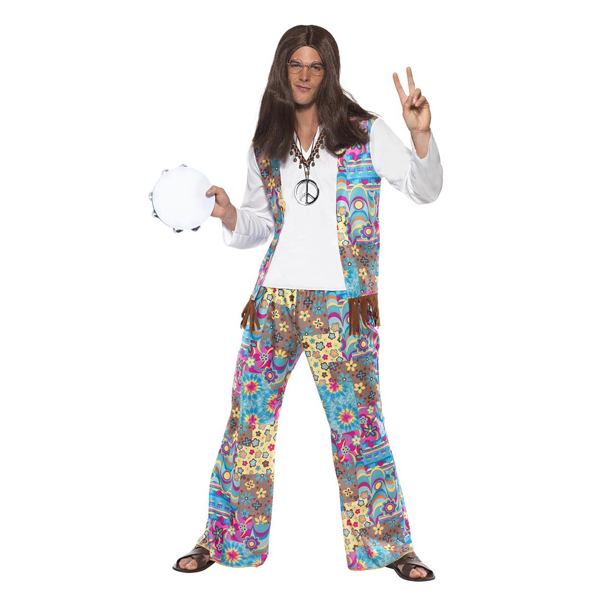 Dräkt, groovy hippie L