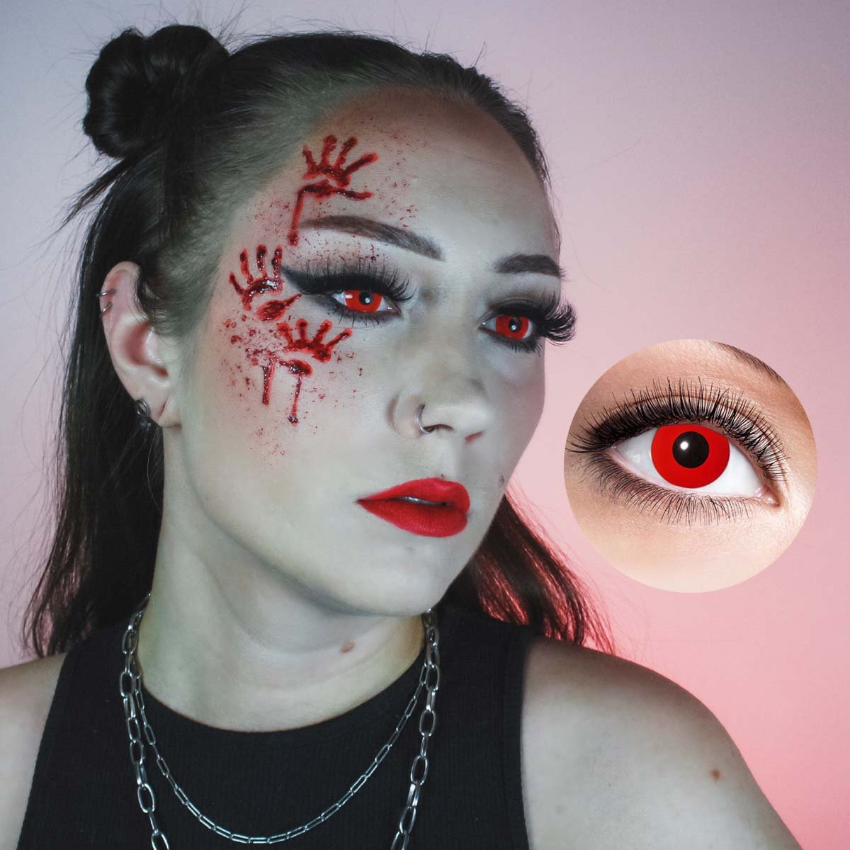 Färglinser, röda 7 dagar