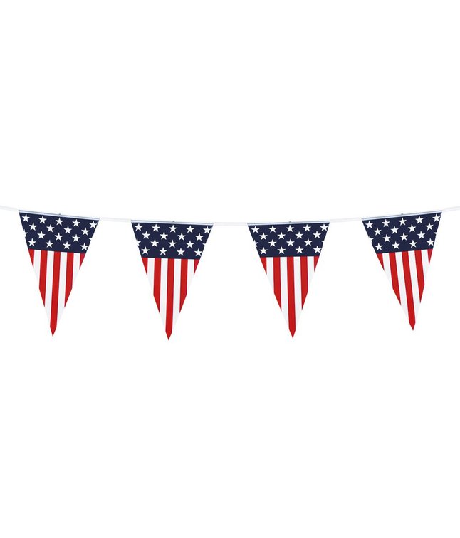 Flaggirlang, USA 30x20 cm 6 m