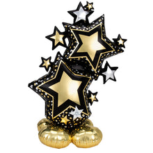 Folieballong, AirLoonz stjärnor 86 cm x 149 cm