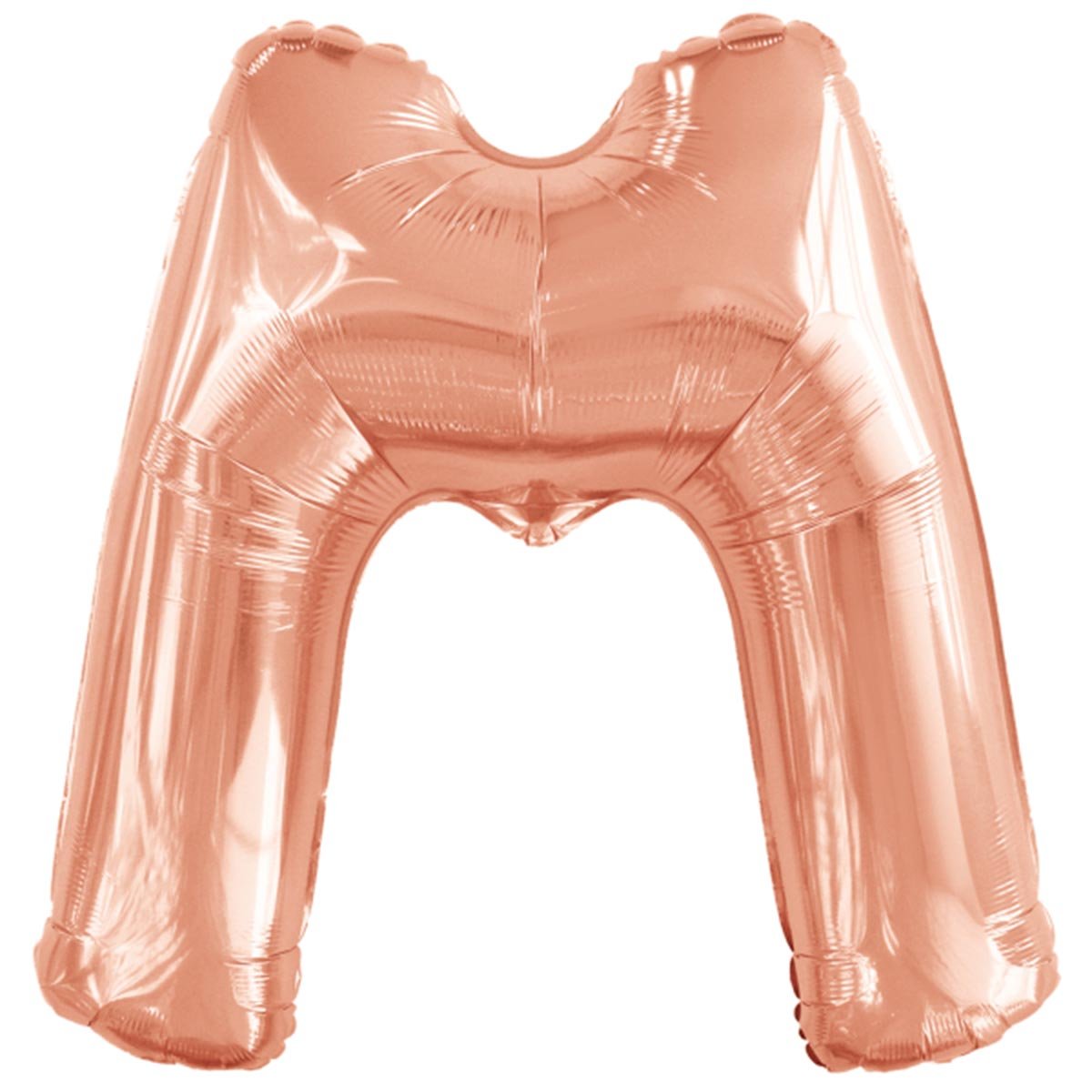 Folieballong, bokstav rosé M 86 cm