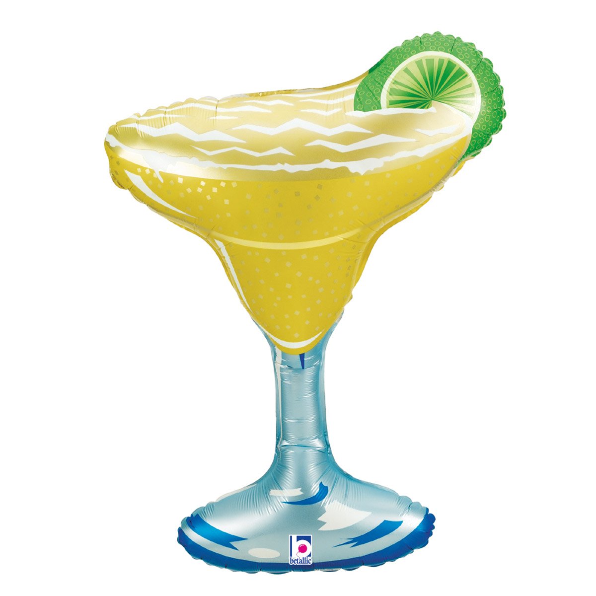 Folieballong, margarita glas 91 cm