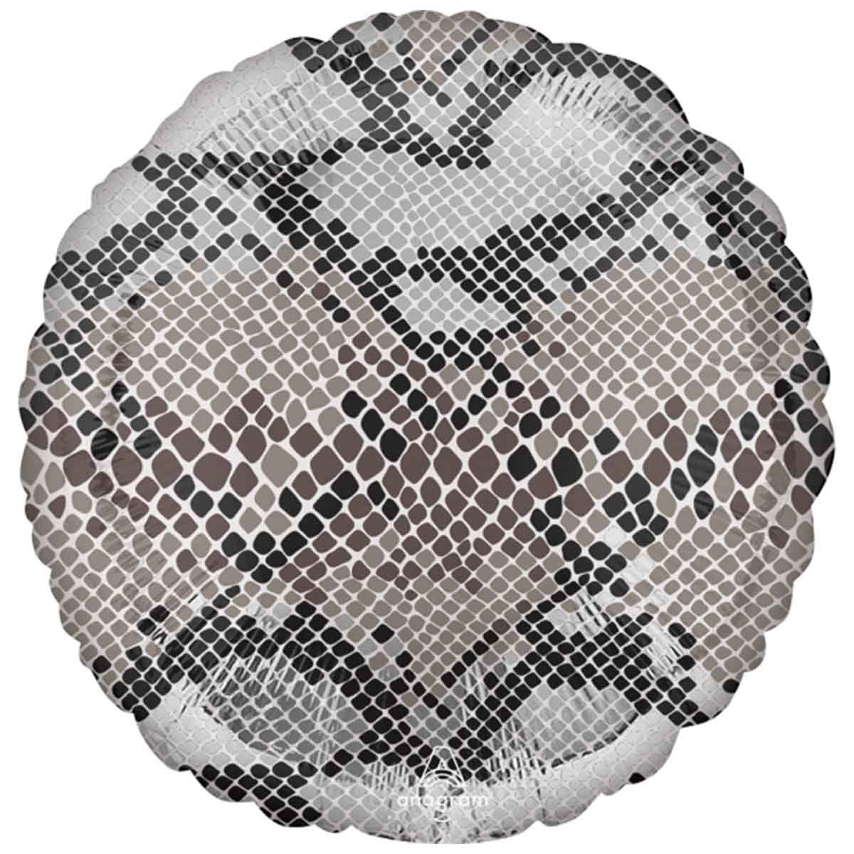 Folieballong, ormmönster 43 cm