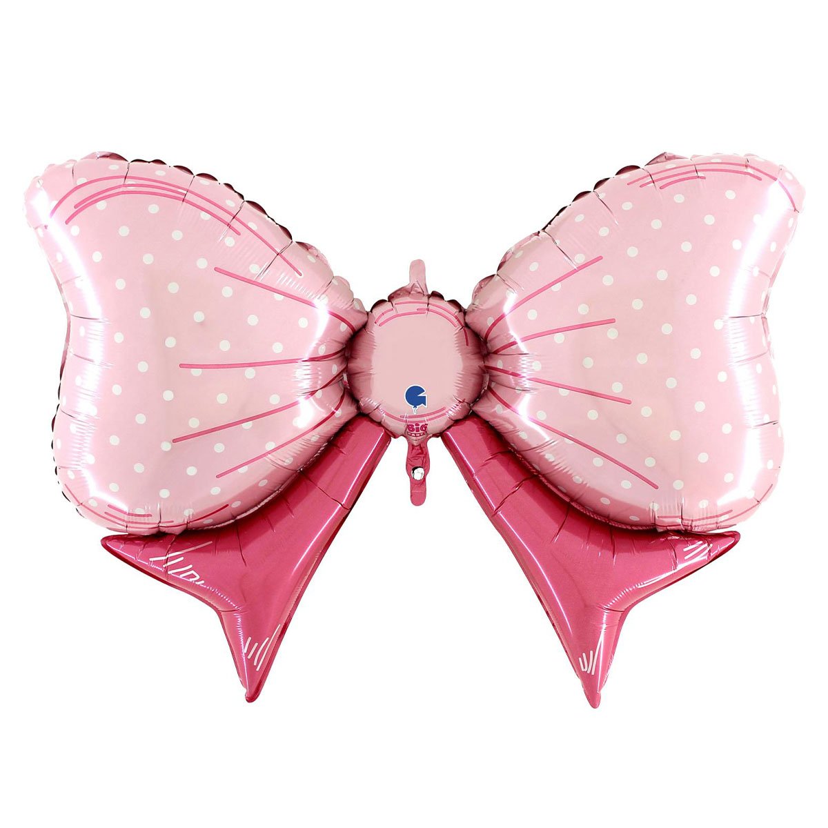 Folieballong, Rosa Rosett Shape 109 cm