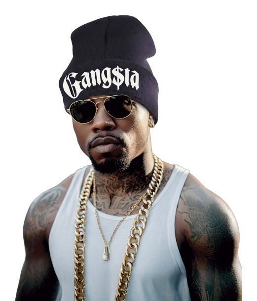 Gangstermössa, svart