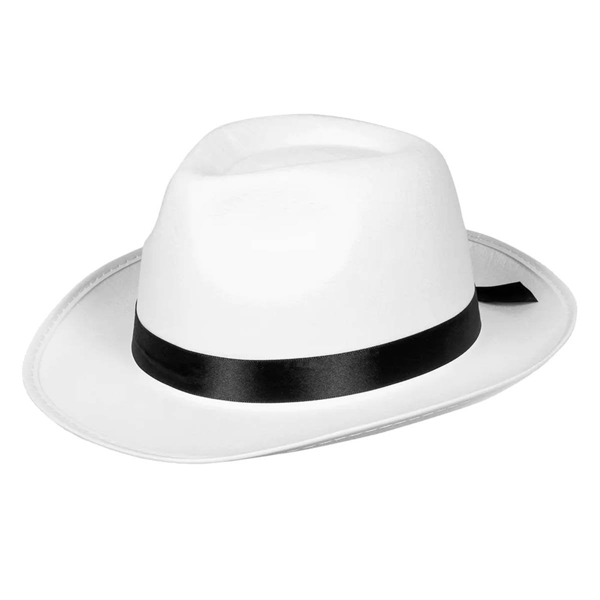 Gangsterhatt, vit