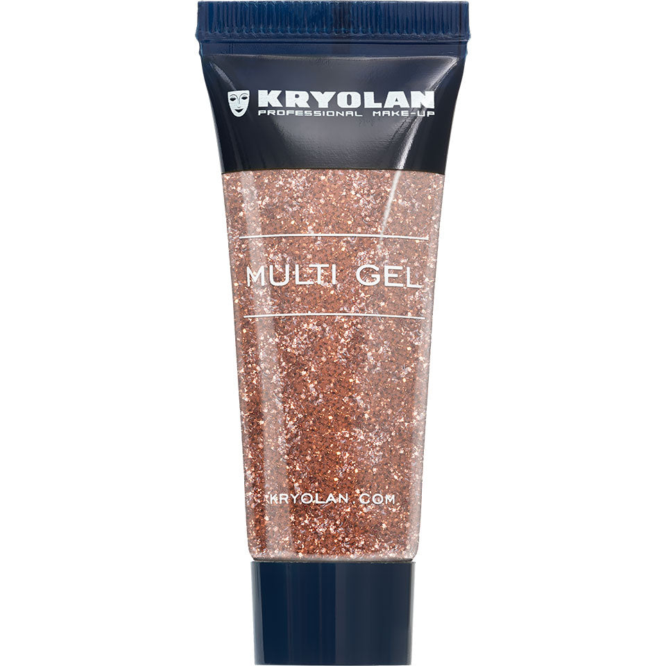 Kryolan multigel glitter, koppar 10 ml