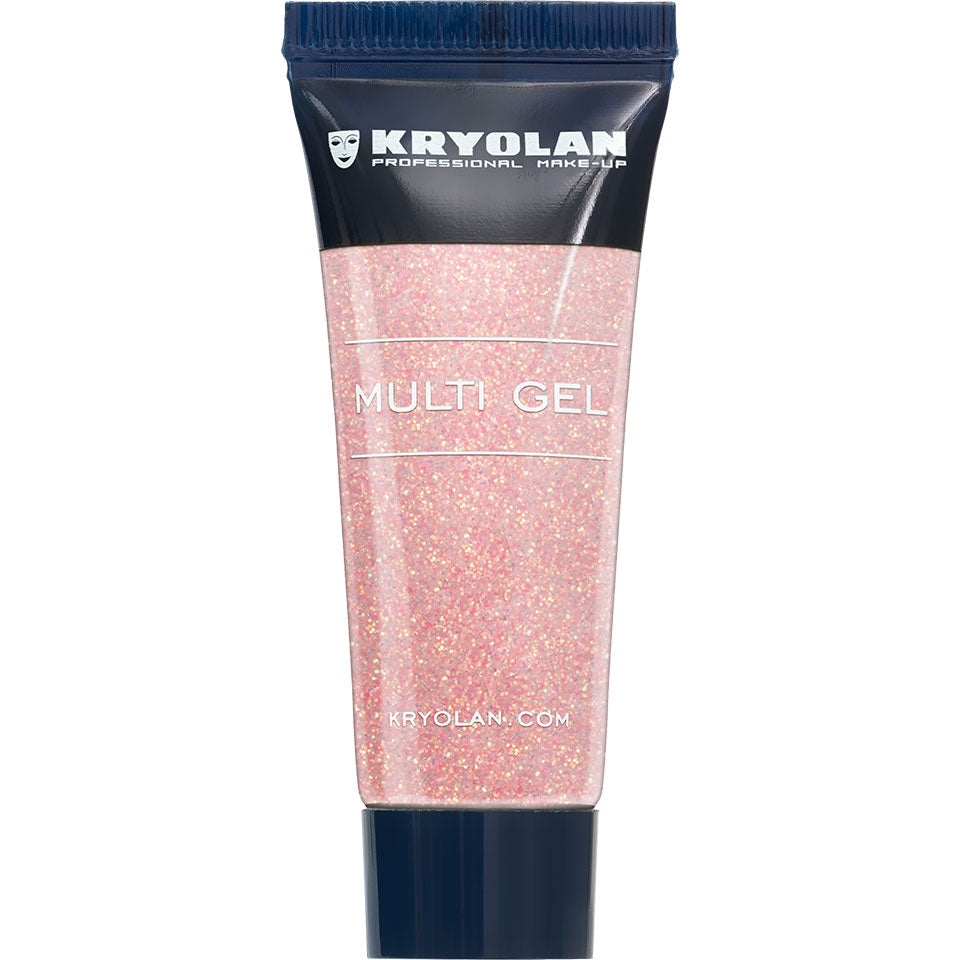 Kryolan multigel glitter, pastell rosa 10 ml