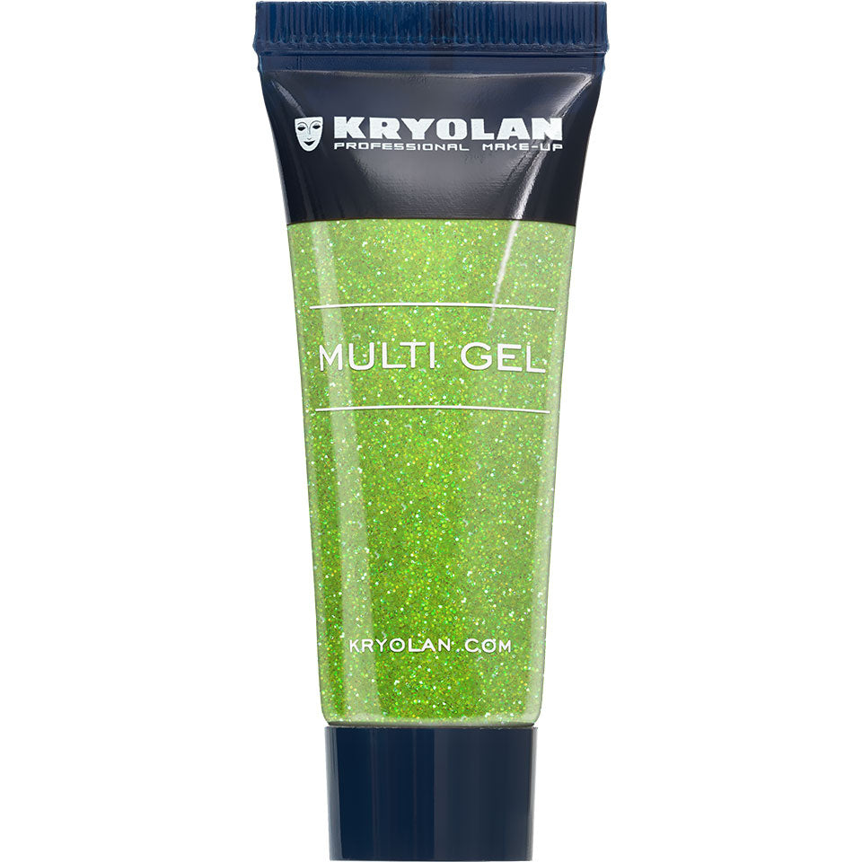 Kryolan multigel glitter, pearl green 10 ml