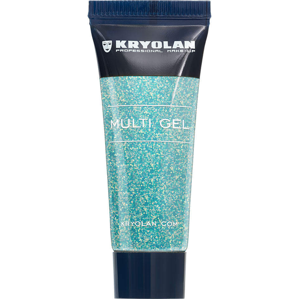 Kryolan multigel glitter, sea blue 10 ml