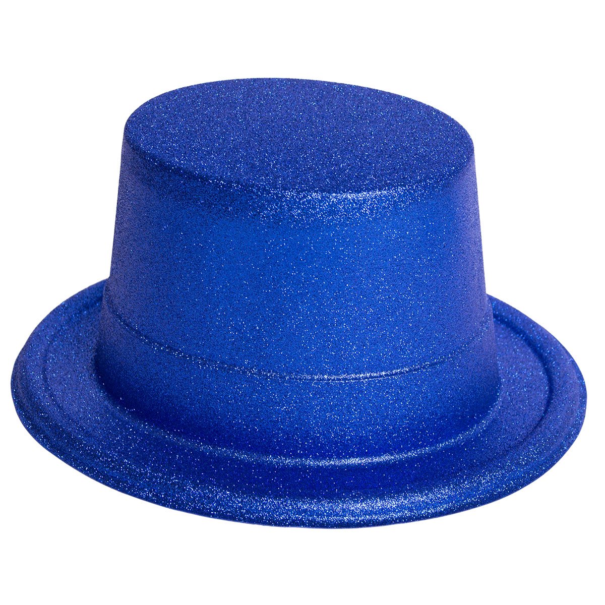 Glitterhatt, blå