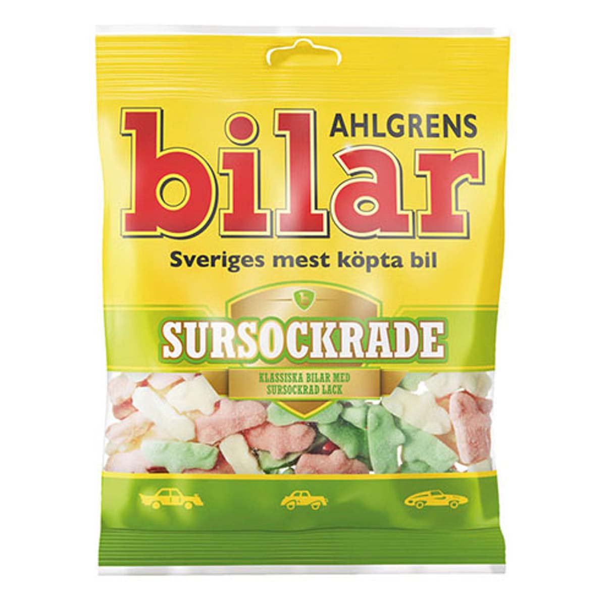 Godispåse, Ahlgrens bilar sursockrade 100 g
