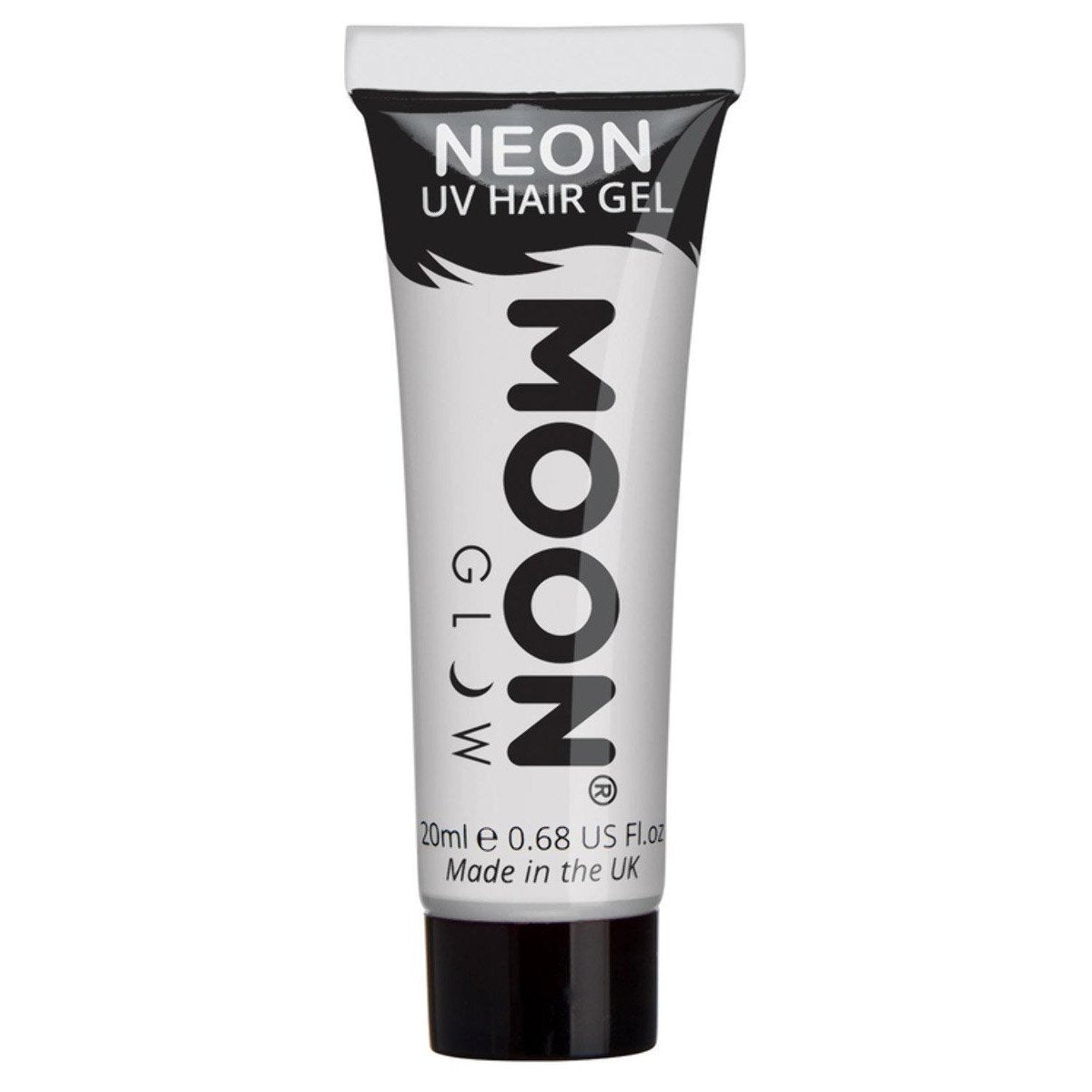 Moon Hårgelé neon UV, vit 20 ml