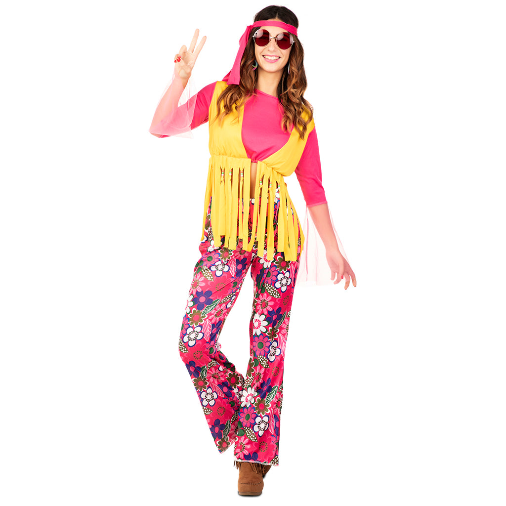 Dräkt, hippie girl M/L