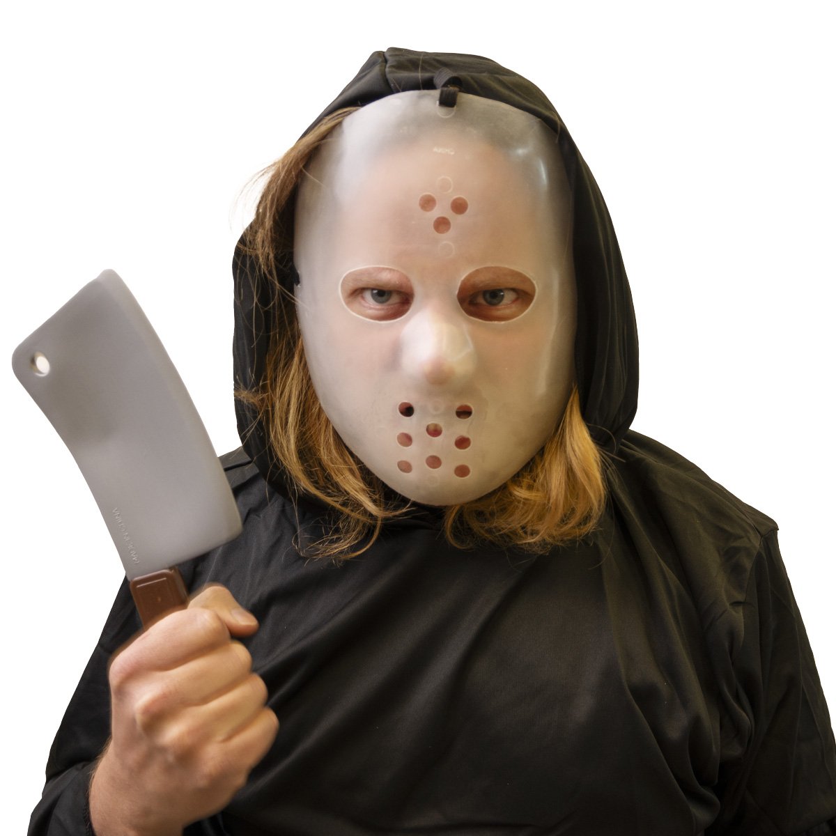 Hockeymask, självlysande inkl yxa