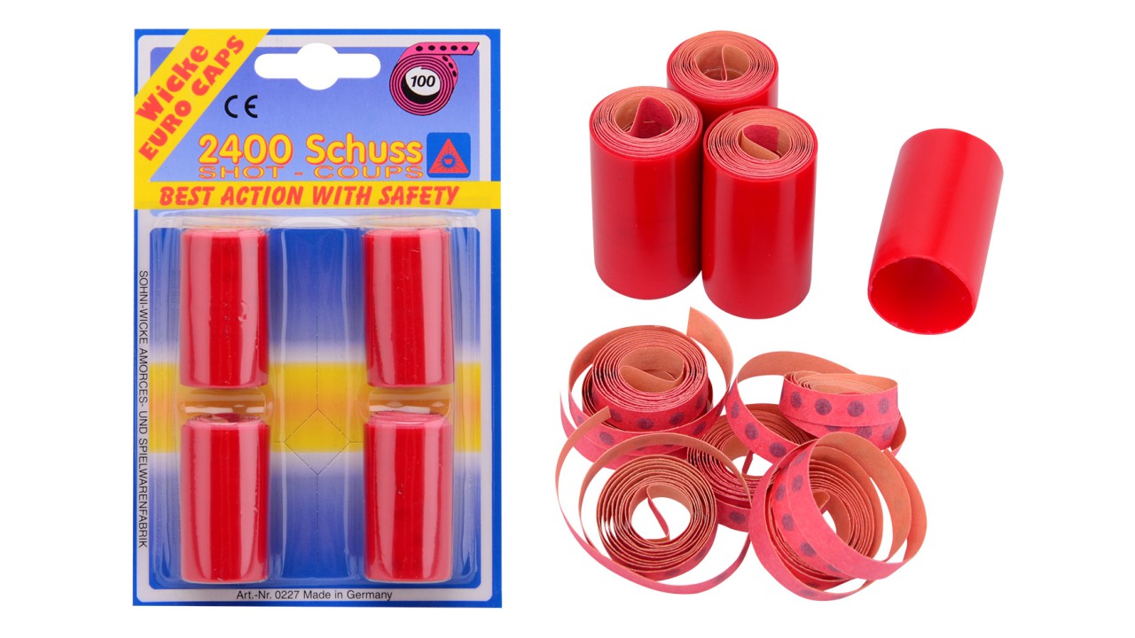 Knallpulverskott, 100-skott rulle 2000 st