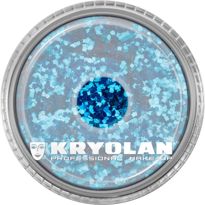 Kroppsglitter, Kryolan blå