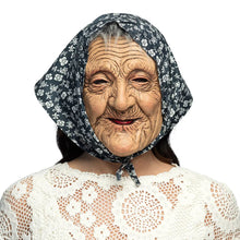 Latexmask, gammal dam