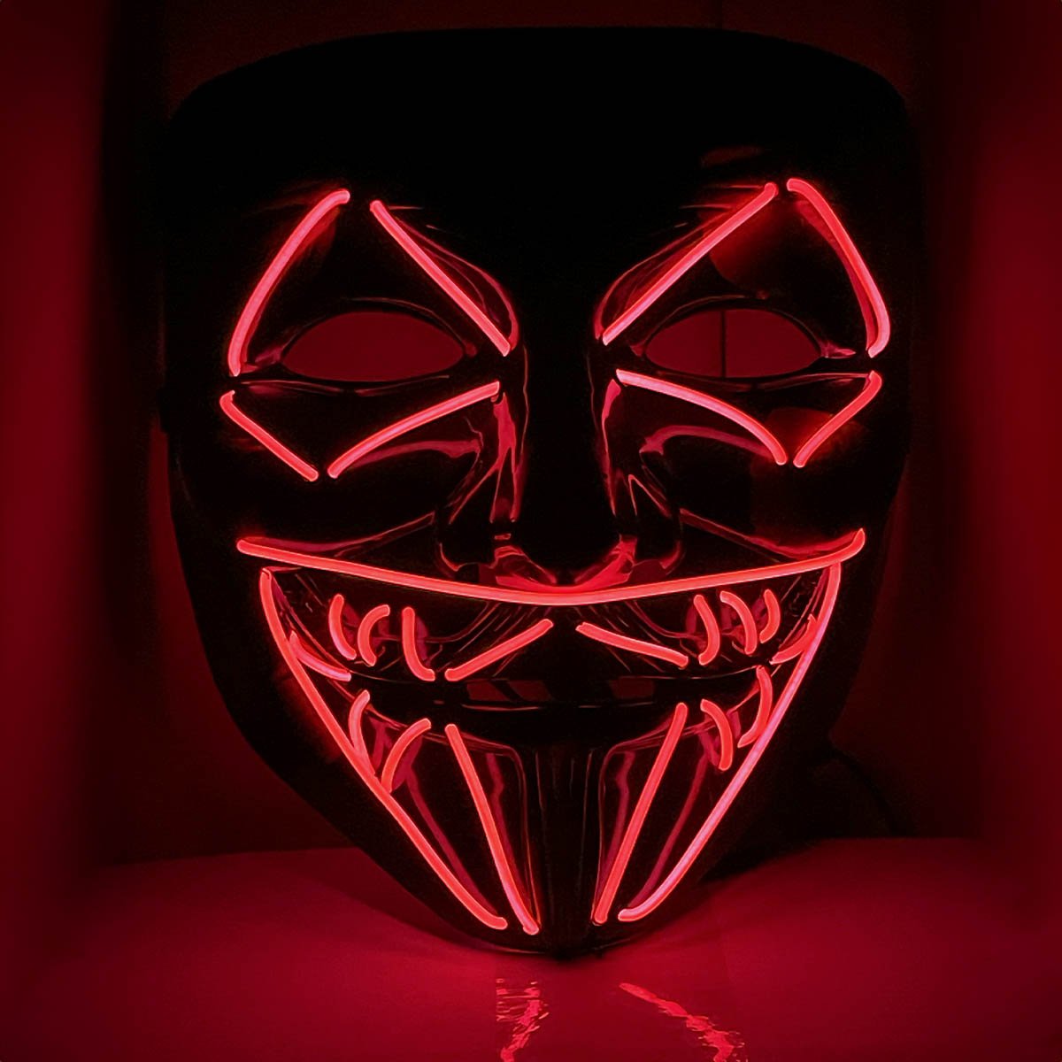 LED-mask, killer smile red