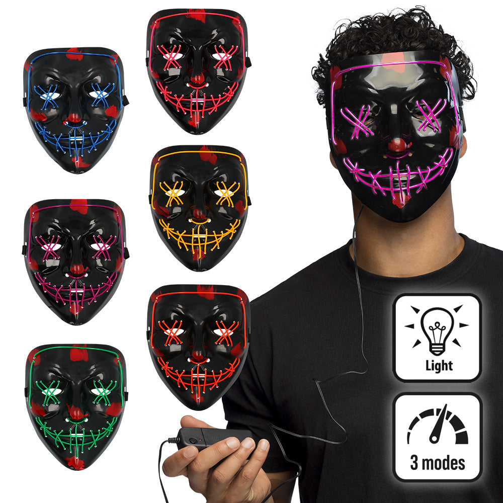 LED-mask, 6 färger