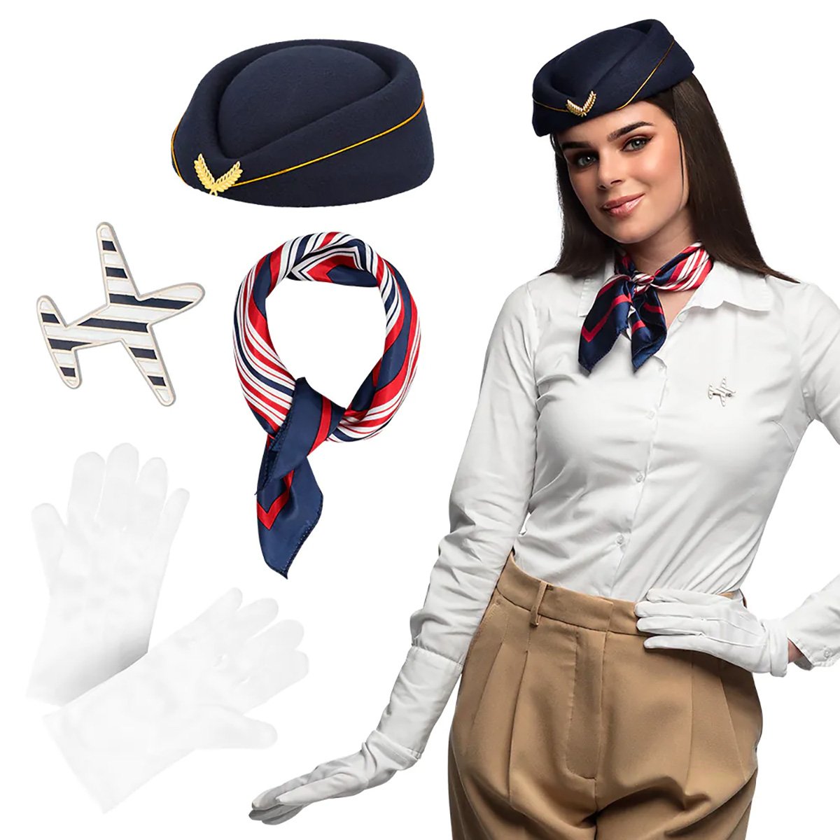 Maskeradset, flygvärdinna