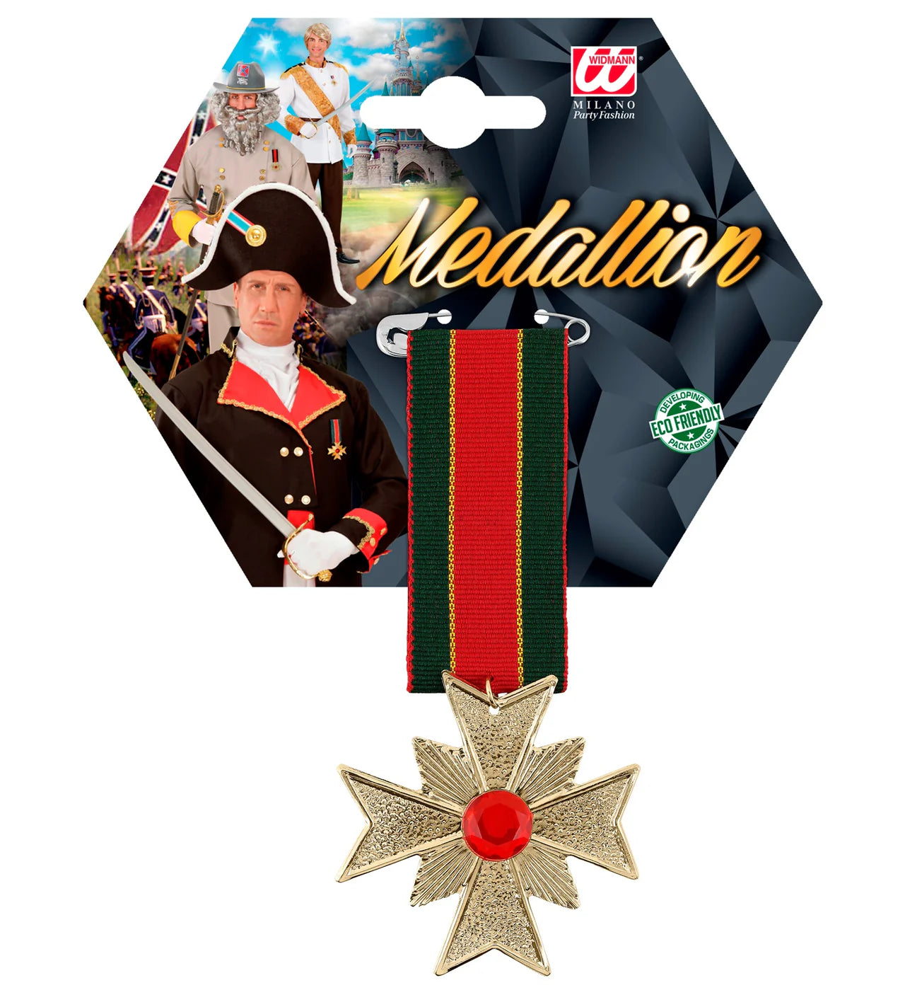 Historiskt uniformsmedalj, 1 st