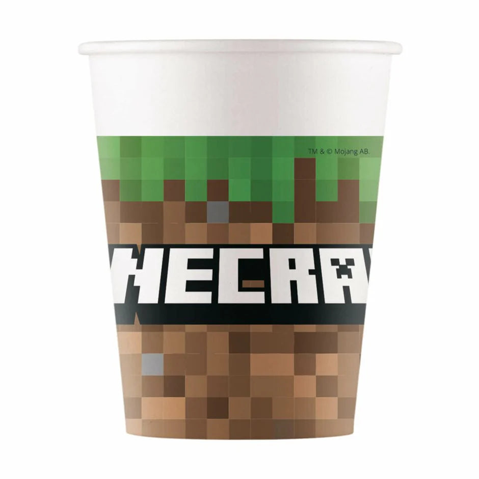 Pappersmuggar, Minecraft 200 ml 8 st
