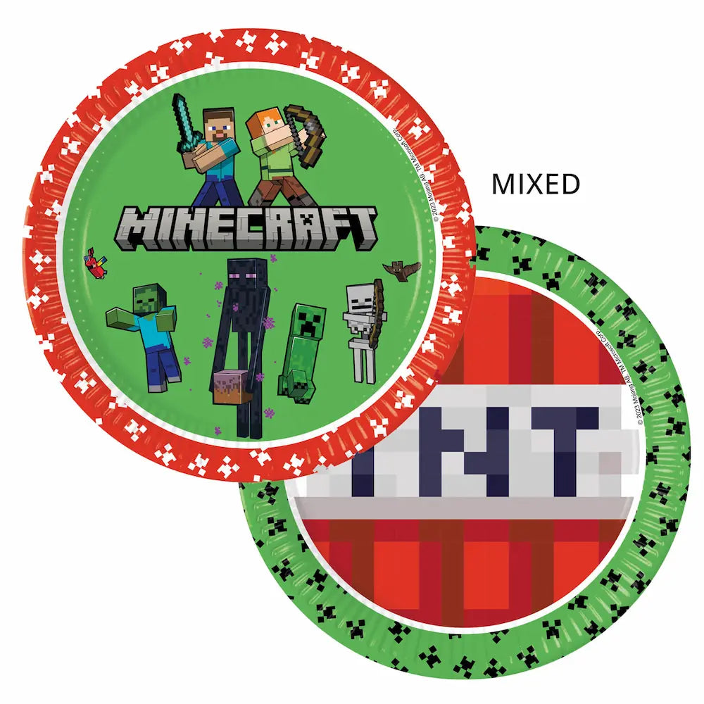 Tallrikar, Minecraft 23 cm 8 st