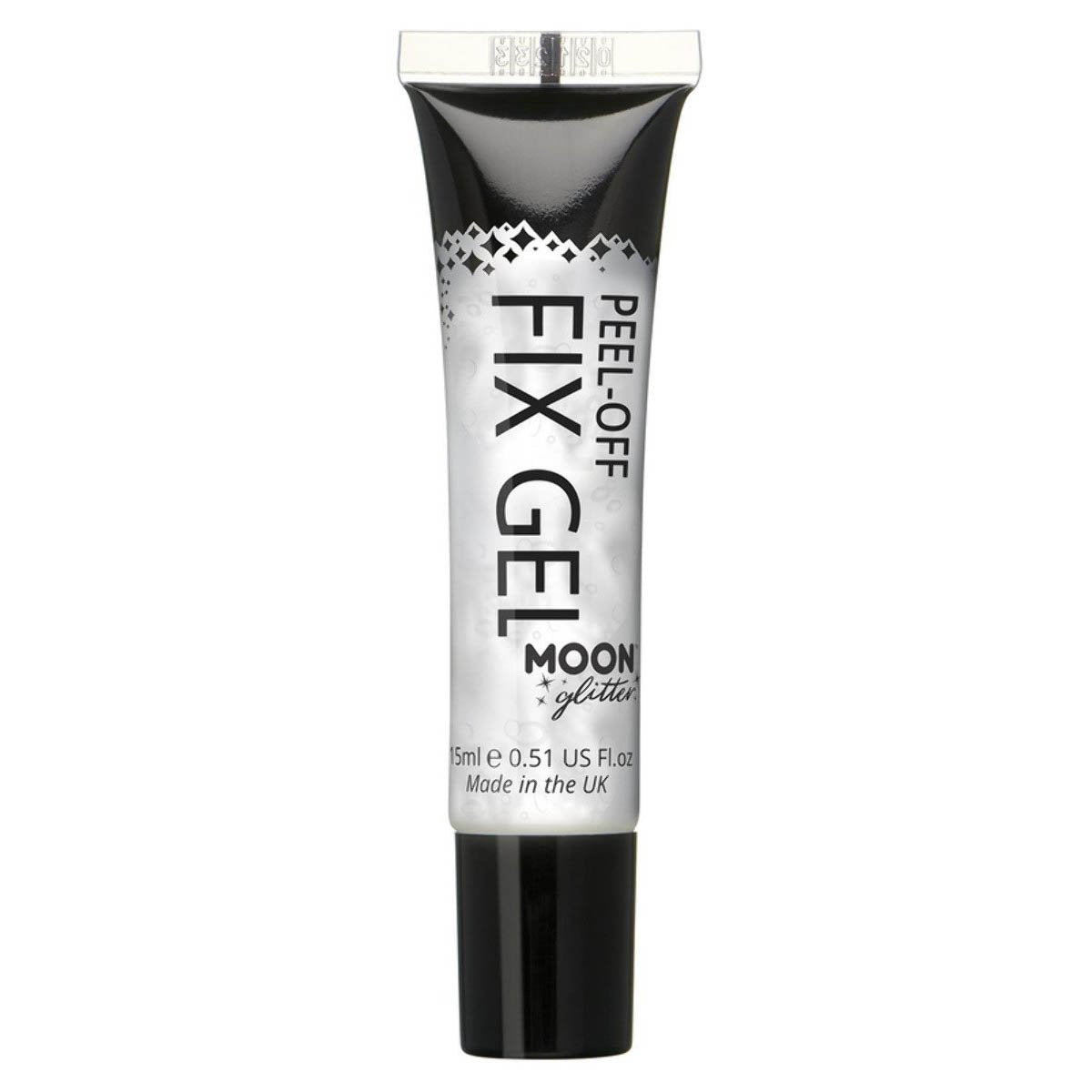 Moon Glitter Peel-Off Glitter Fix Gel, clear 15 ml