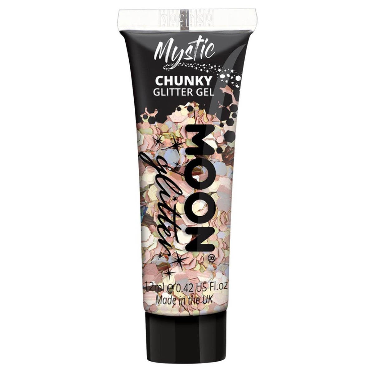 Moon Glitter Mystic Chunky Glitter Gel, Prosecco 12 ml