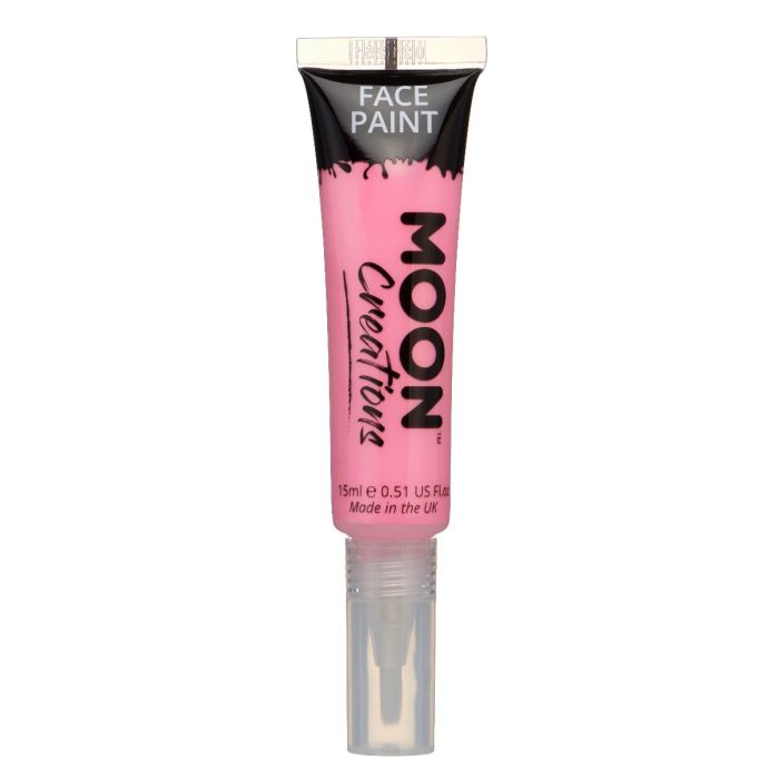Moon Smink i tub med pensel, rosa 15 ml