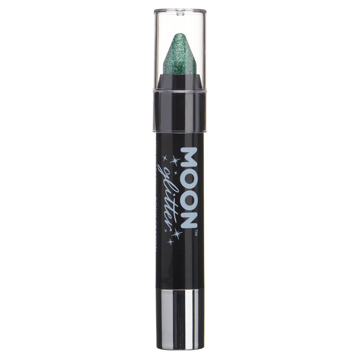 Moon Glitter Hologrpahic Body Crayons, green 3,5 g