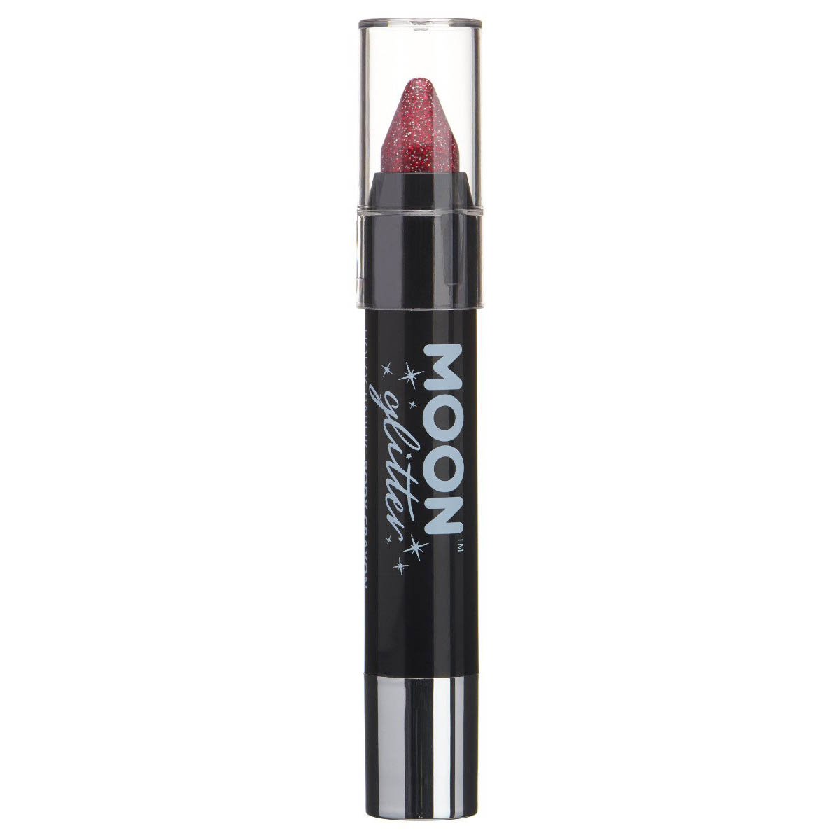 Moon Glitter Hologrpahic Body Crayons, red 3,5 g