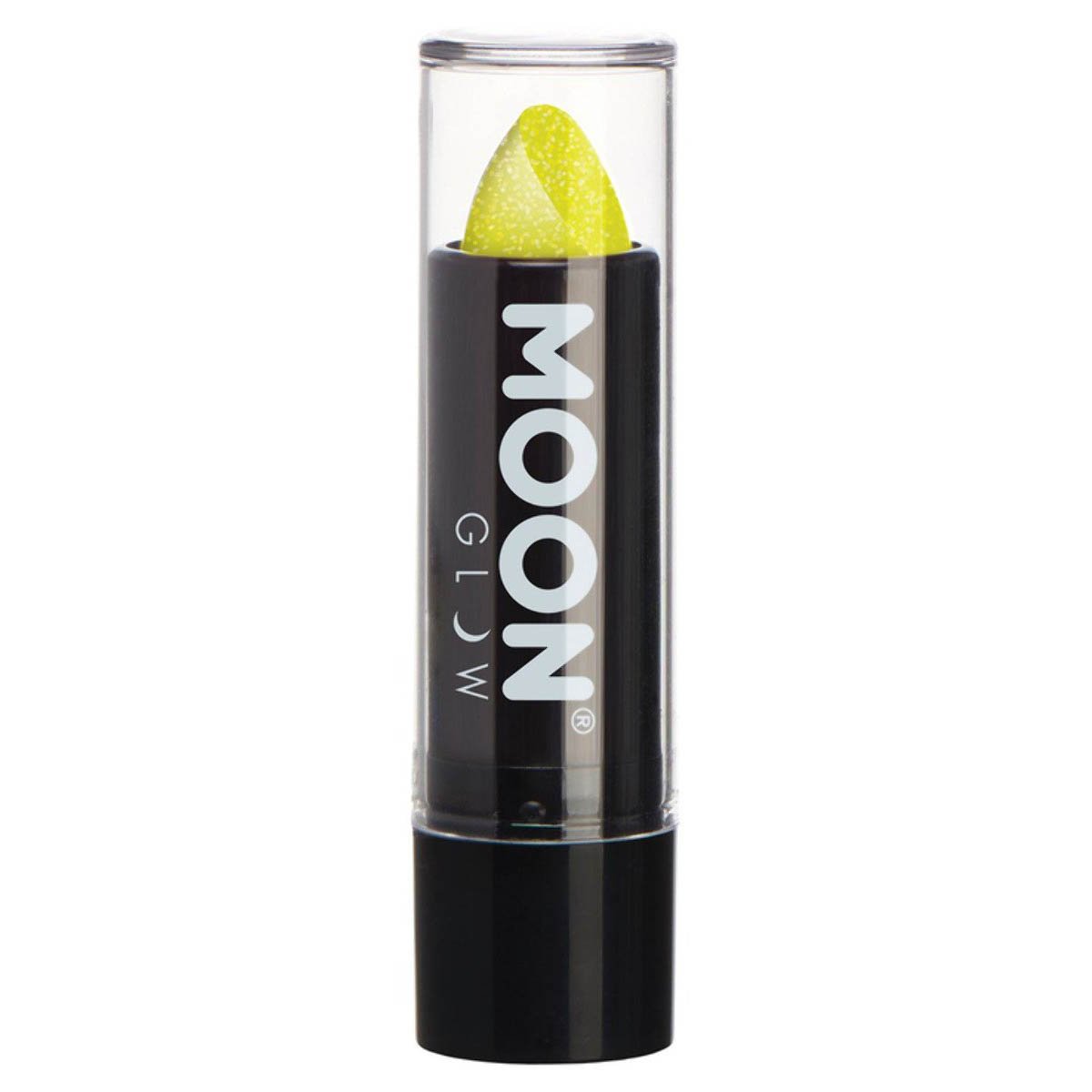 Moon Glow - Neon UV Glitter Lipstick, yellow 5 g