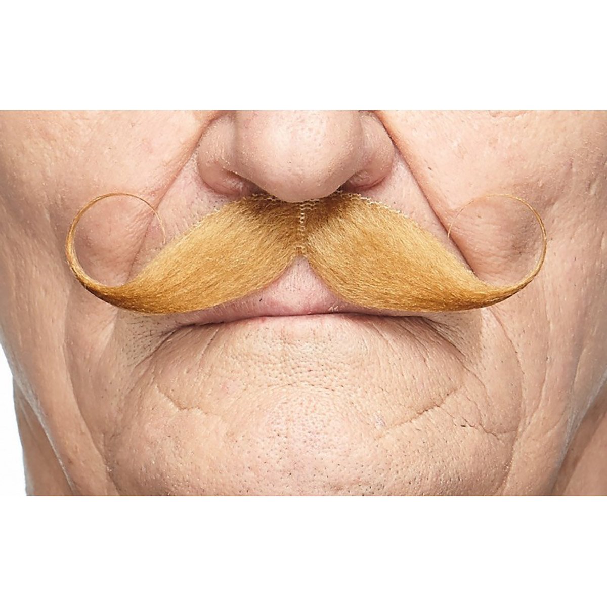 Mustasch, detective brun