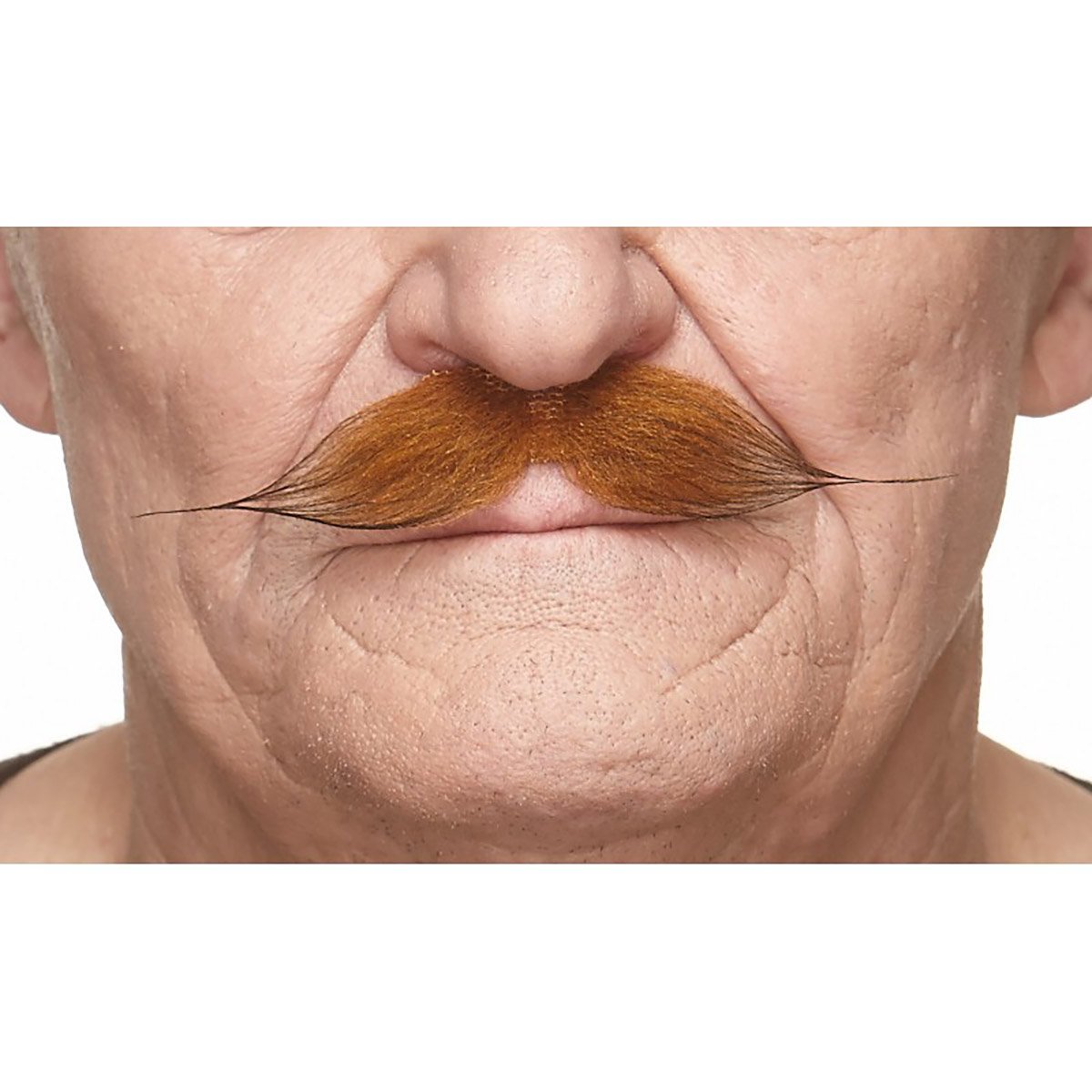 Mustasch, gentleman röd