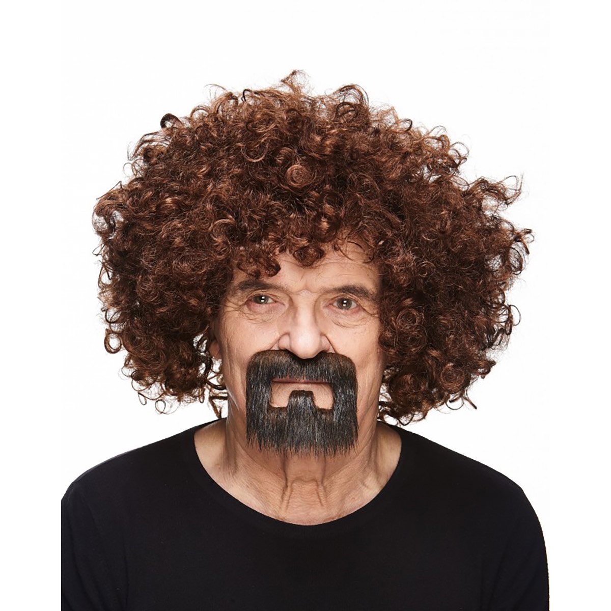 Mustasch, handyman brun