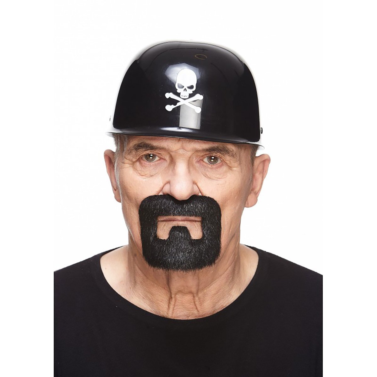 Mustasch, handyman svart