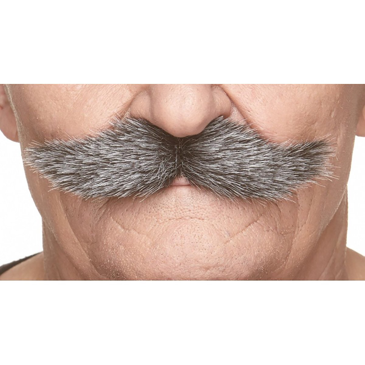 Mustasch, klondike svart/vit