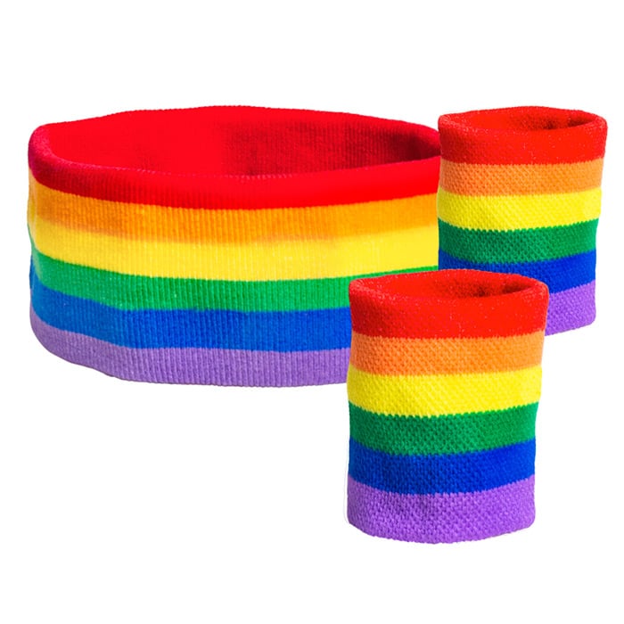 Pannband inkl svettband, pride