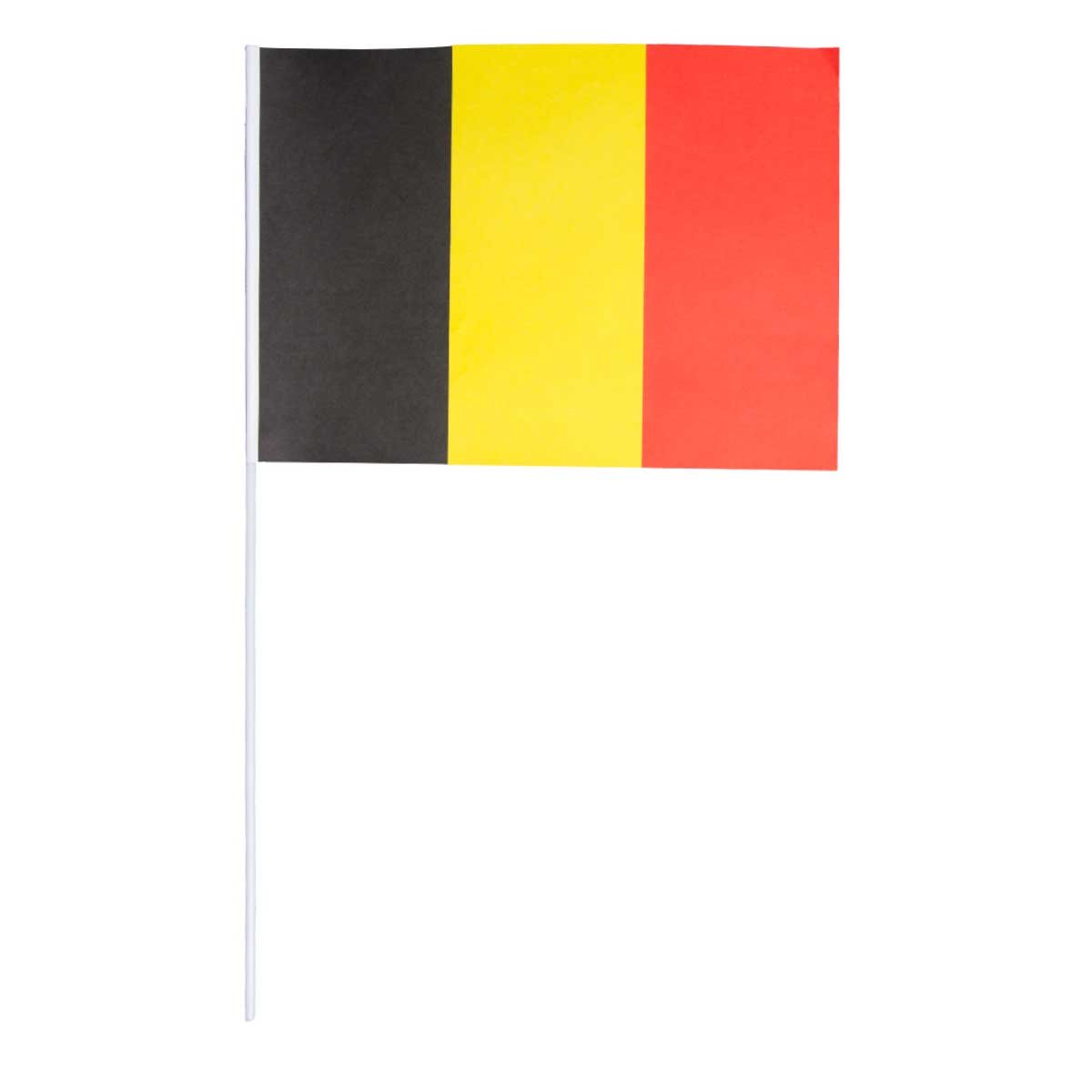 Pappersflagga, Belgien 27x20 cm