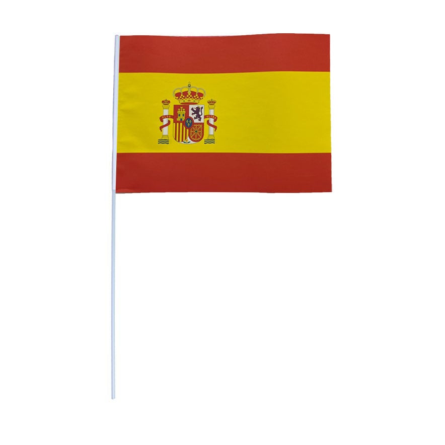 Pappersflagga, Spanien 27x20 cm